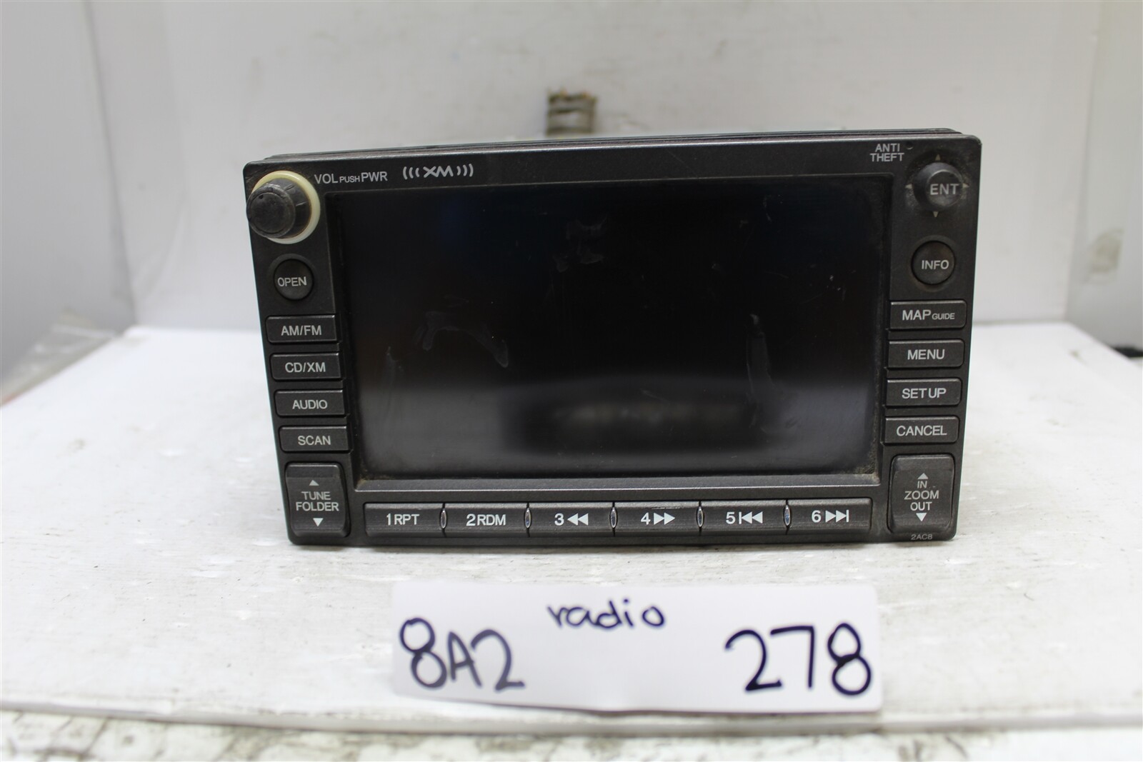 39541SNAA210M1  Honda Civic 07-09 Radio CD Navigation Display Screen OEM 278 8A2