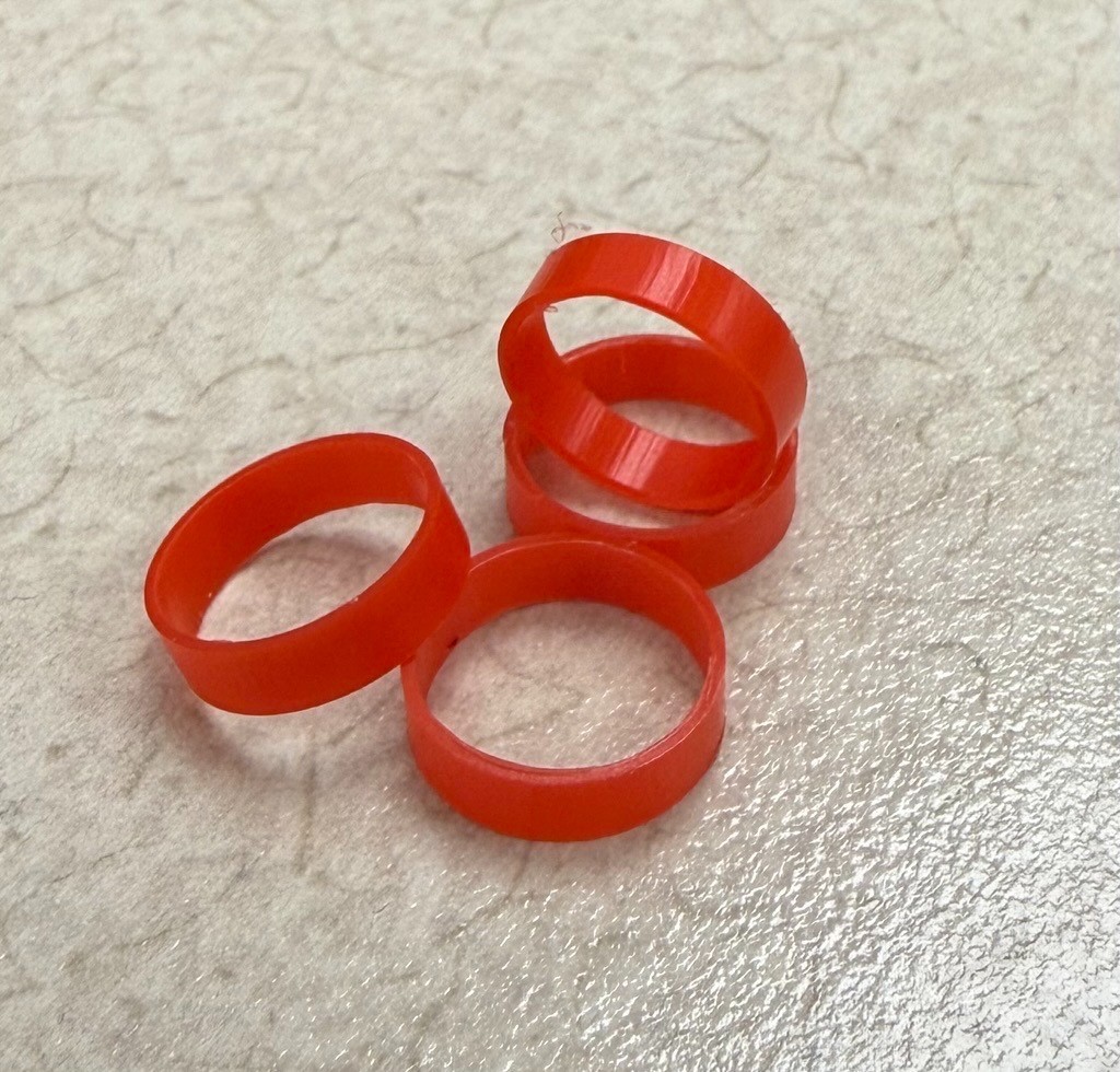 ONE  LIGHT POST I.D. RED RING FOR STORZ 30° 11 X 10