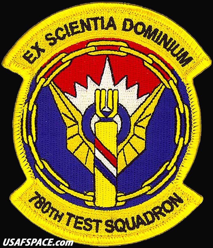 USAF 780TH TEST SQ - WEAPONS TESTING - Eglin AFB, FL - ORIGINAL HERITAGE PATCH