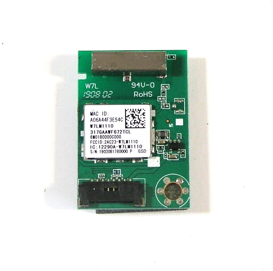 Vizio 317GAAWF672TCL WiFi Board Module for D24h-G9, D43fx-F4, D40f-G9, D32h-F4