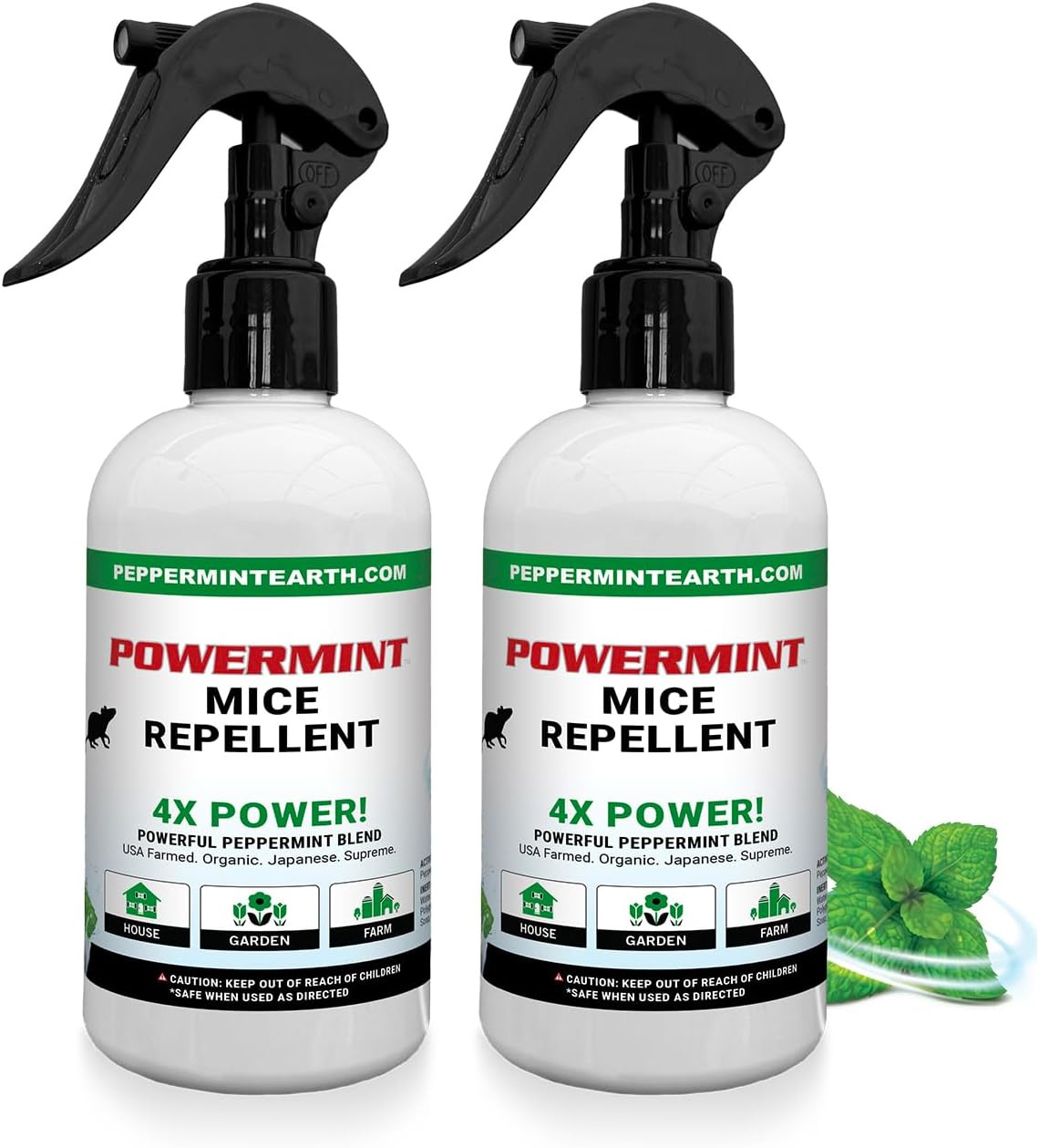 Powermint Peppermint Oil Mice Spray 8Oz (Pack of 2)