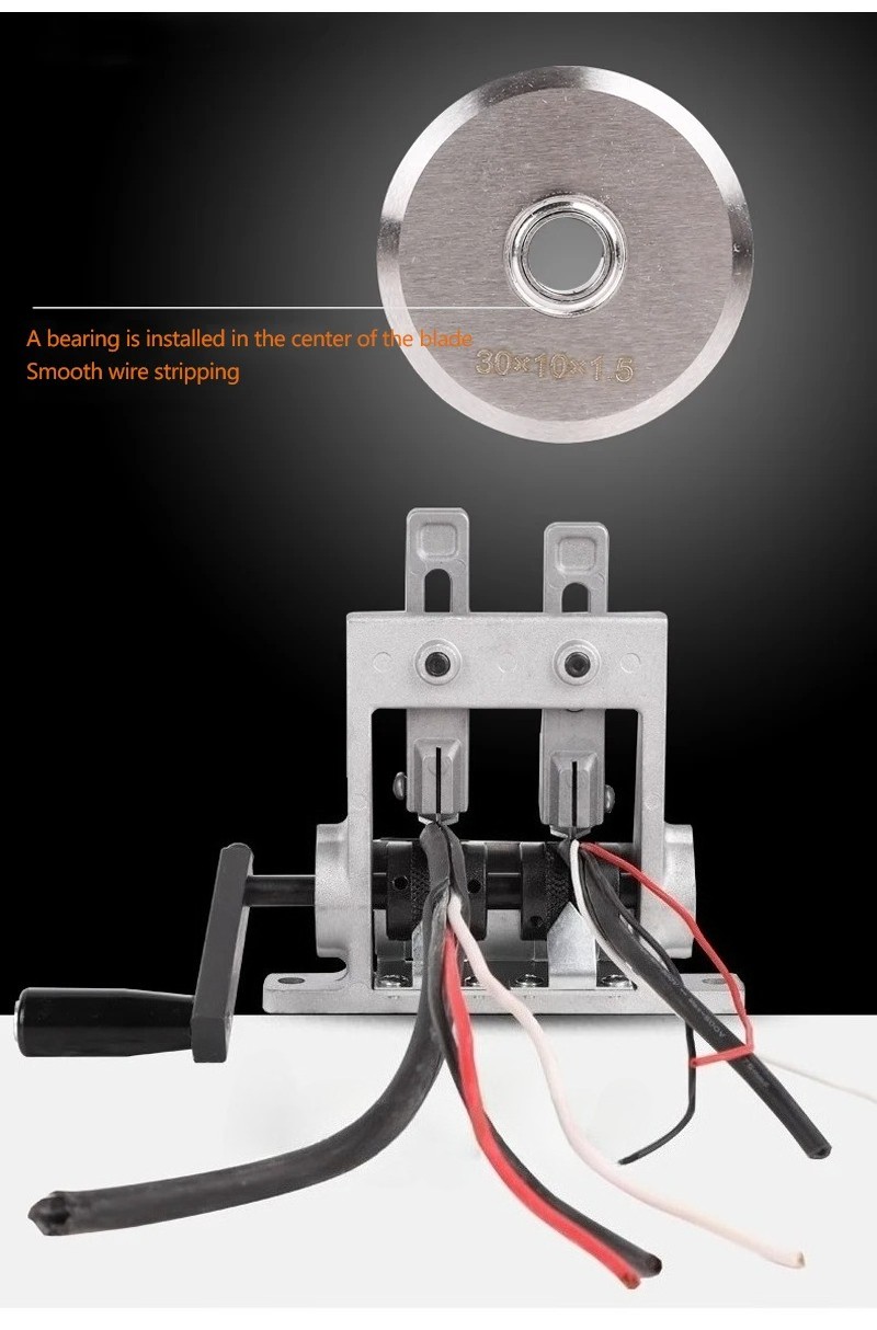 Electric Cable Stripper Portable Manual Wire Stripper Copper Cable Peeling