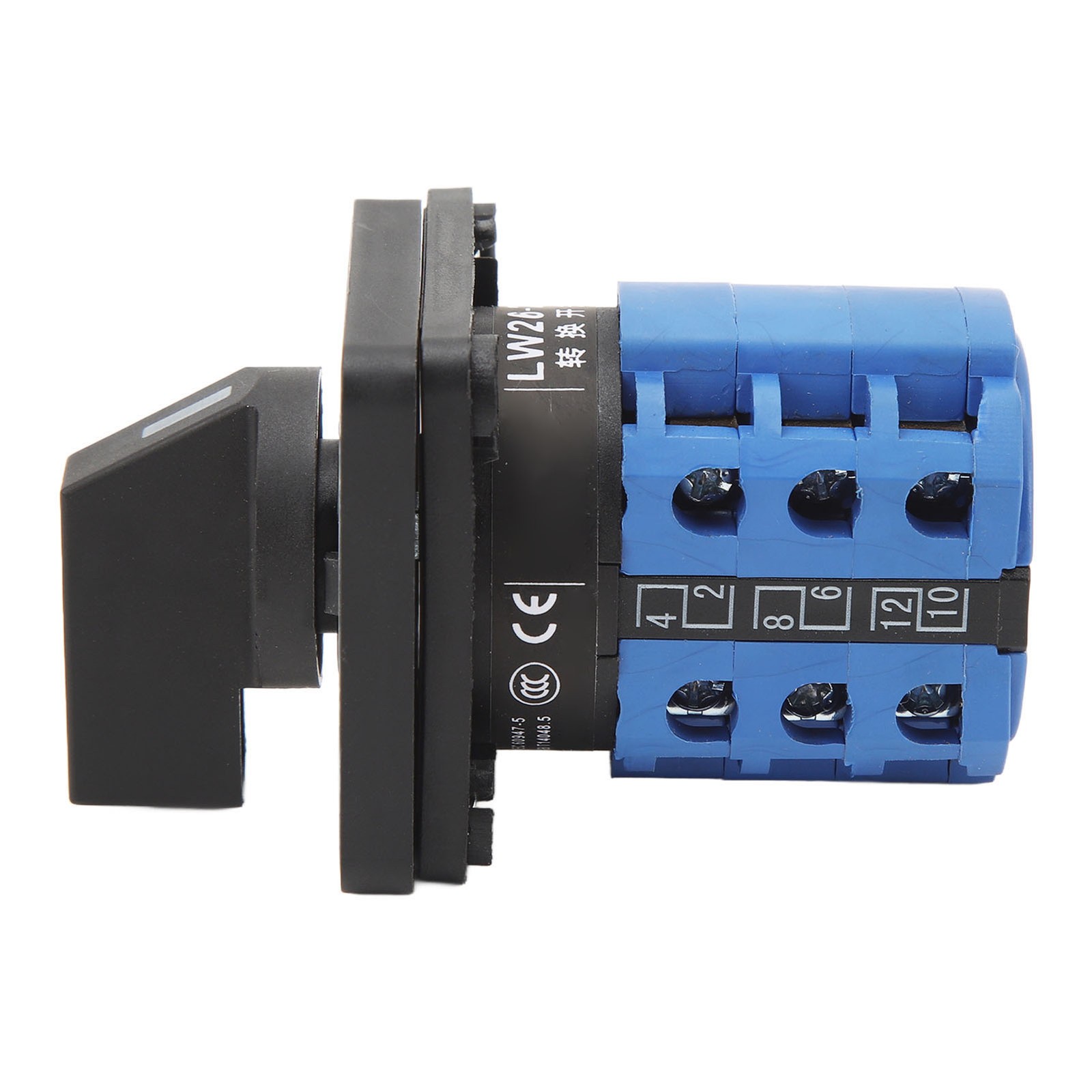 Universal 3 Position Changeover Switch Efficient Rotatory Transfer Switch For Po