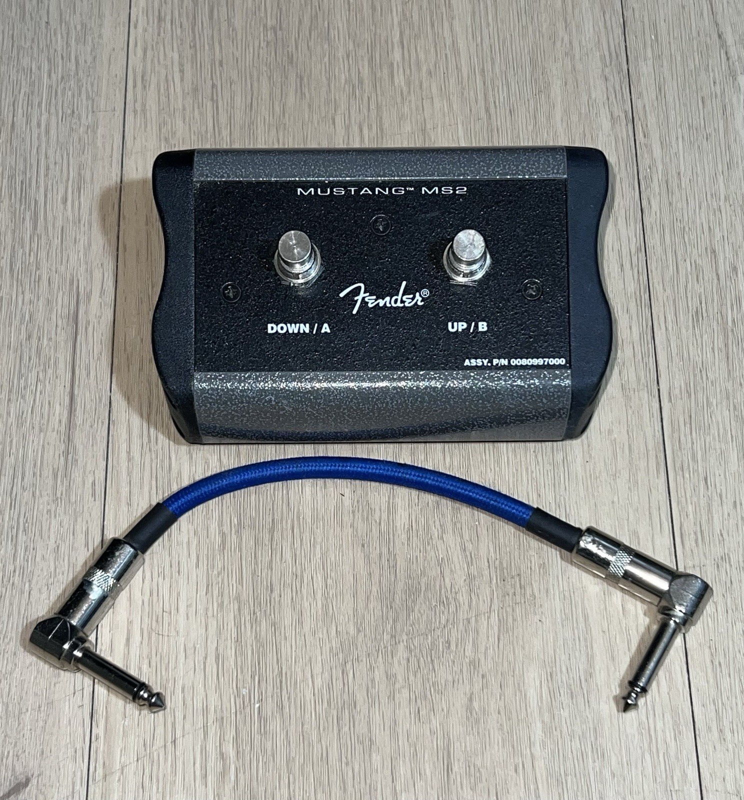 Fender Mustang MS2 2 Button Amp Footswitch Pedal 0080997000 With Cable