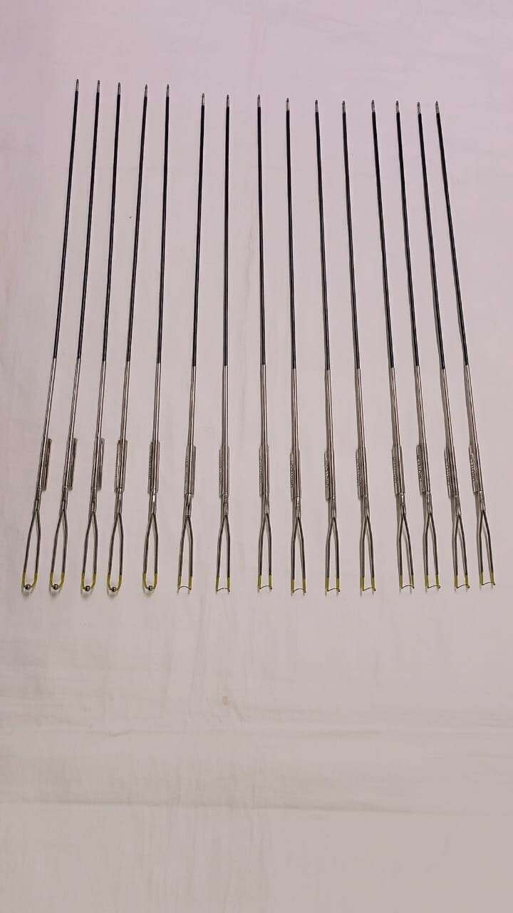 4A STORZ TYPE CUTTING LOOP SINGLE STEM MONOPOLAR 10pcs + BALL ELECTRODE 5pcs