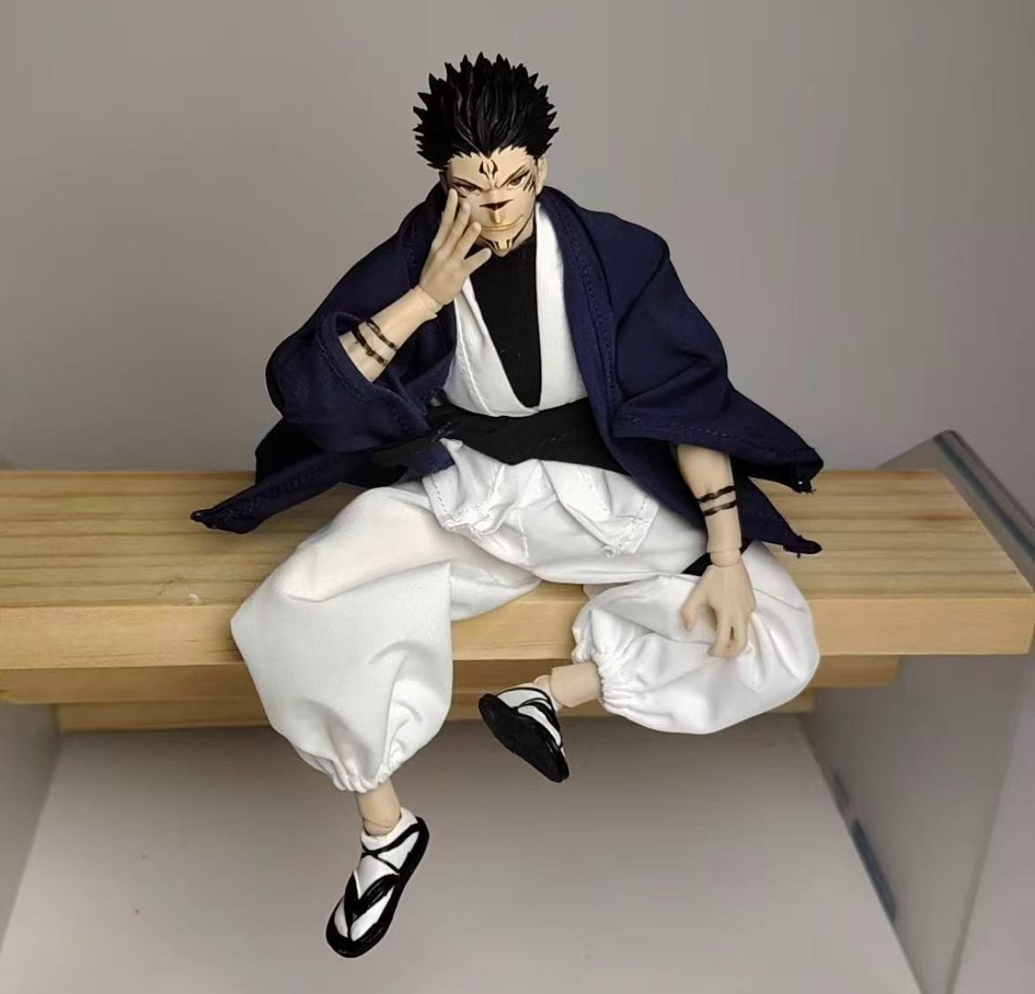 custom DIY  1/12 Megumi Fushiguro Version Ryomen Sukuna Jujutsu Kaisen Figure