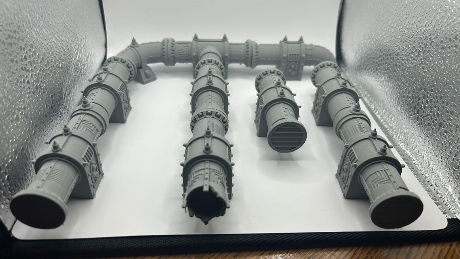 Factory Pipe Terrain Set Lot X8 Perfect For Warhammer 40k Trench Crusade & More!