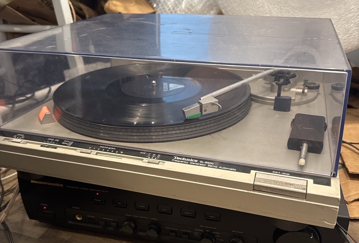 Technics SL-B500 Automatic Turntable -Working- New Stylus
