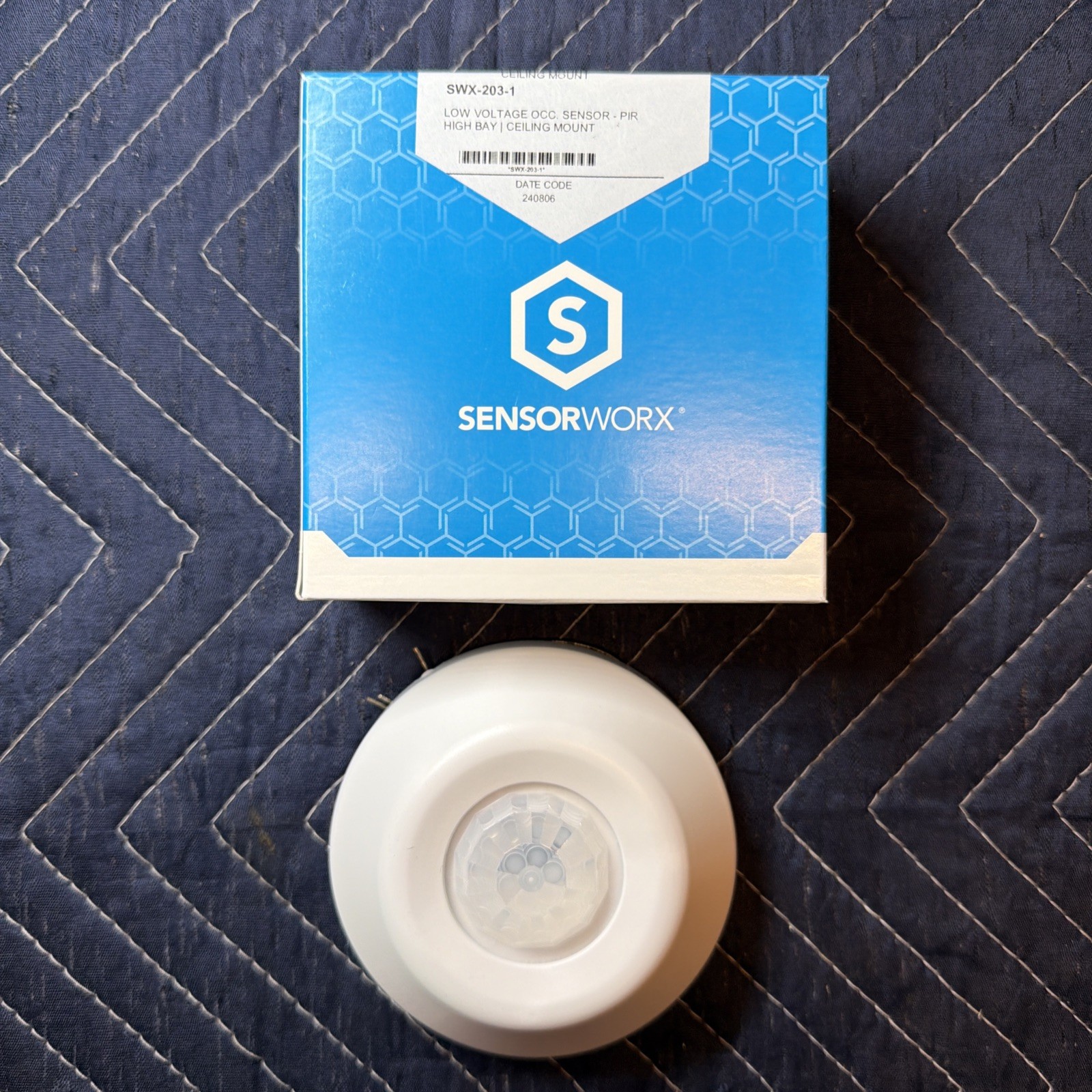 SensorWorx SWX-203-1 Motion Sensor — Ceiling Mount, Infrared, High Bay
