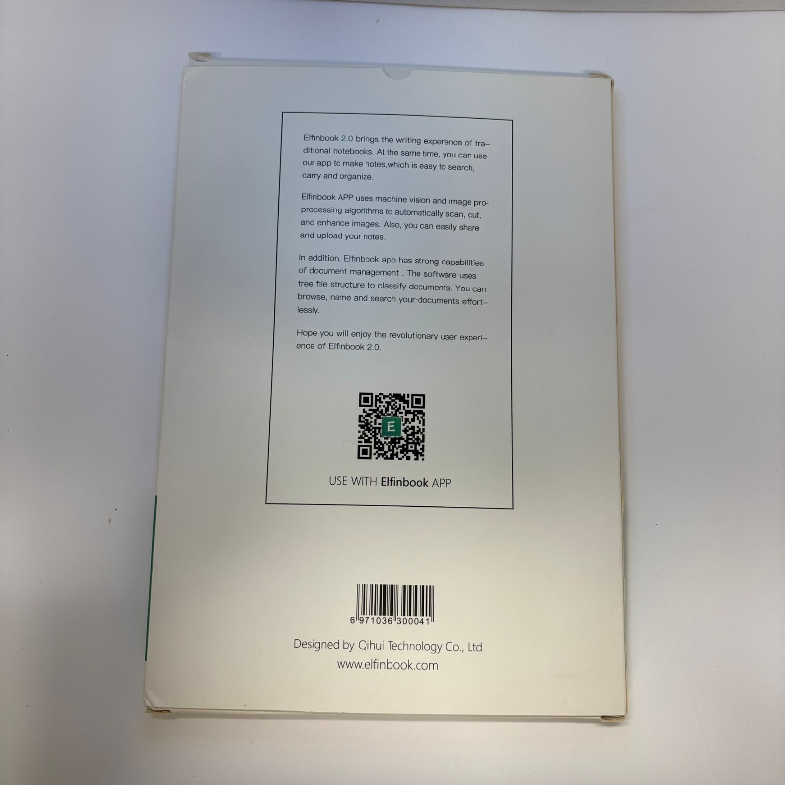 Elfinbook 2.0 Smart Erasable Notebook – Reusable Digital Note Taking NEVER USED