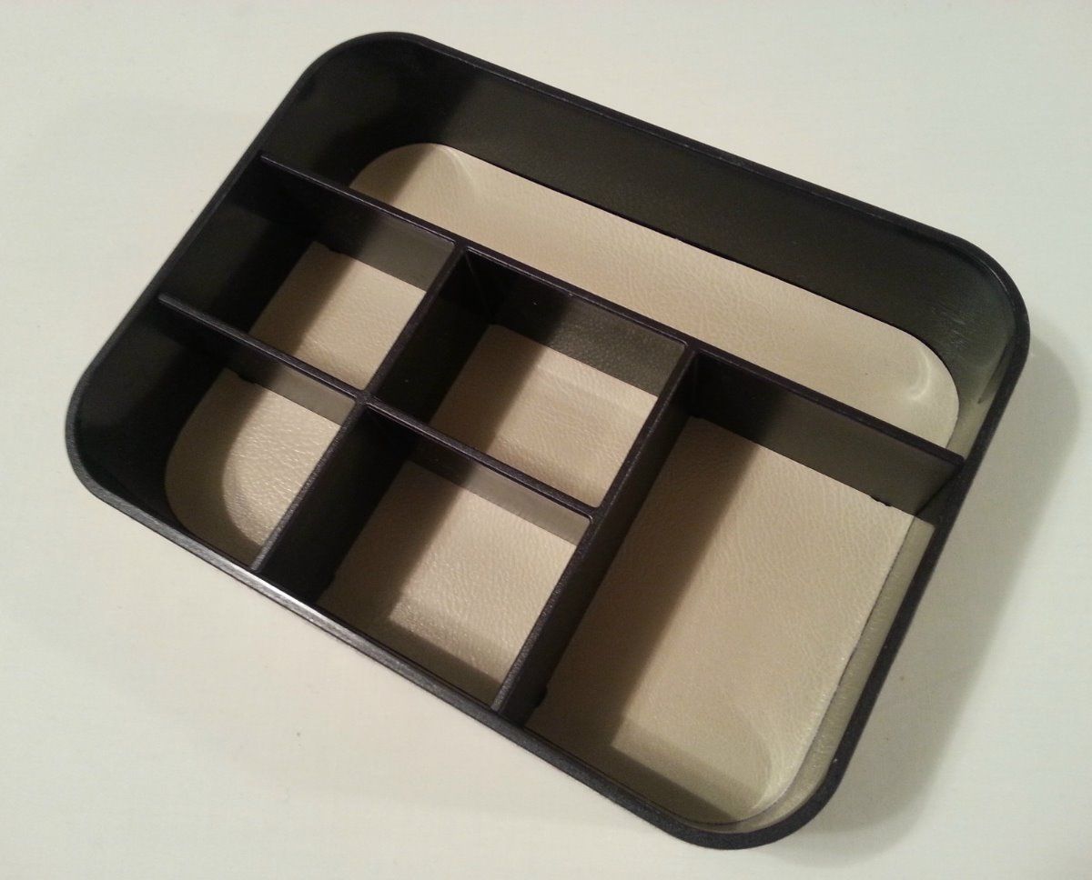 Interdesign Desk Office Dresser Organizer Tray 6 Sections Stackable 6"x8"x2" NEW