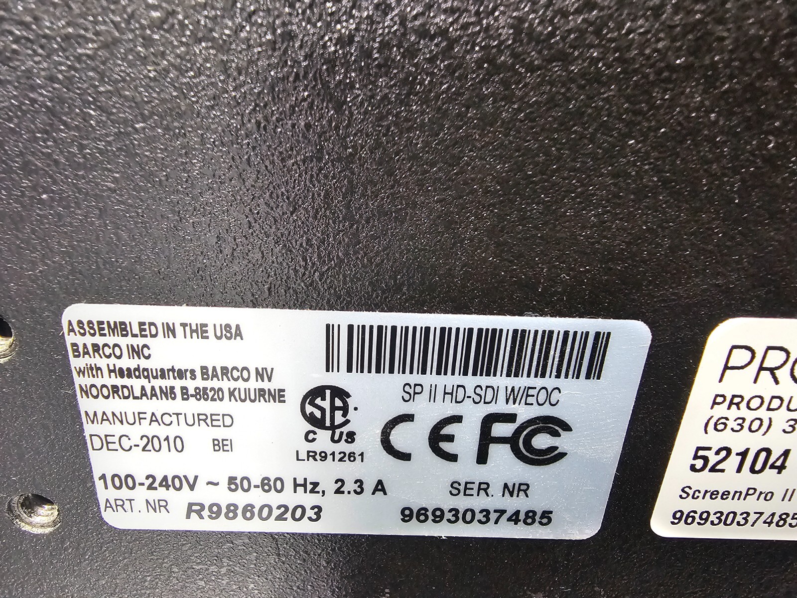 Barco Screen-Pro II 2 HD Video Seamless Switcher - Tested & Working