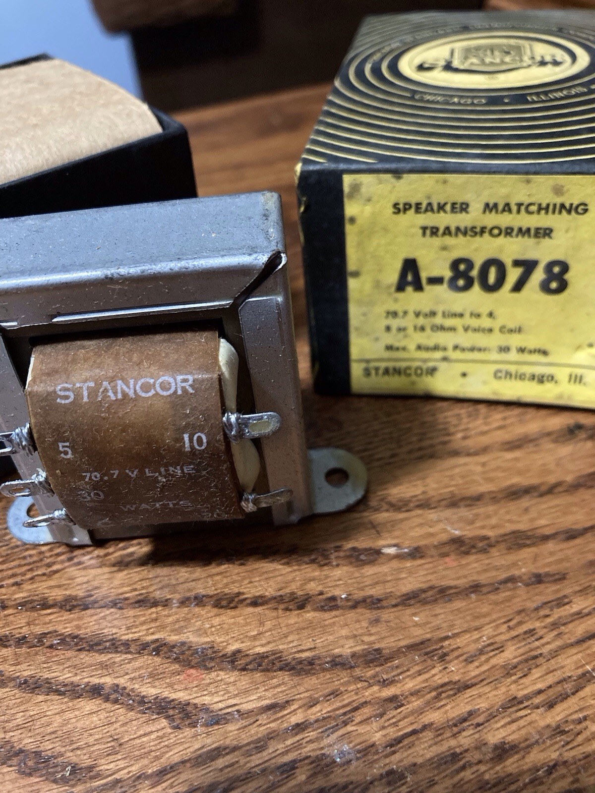 Stancor Speaker Matching Transformer A-8078 NOS