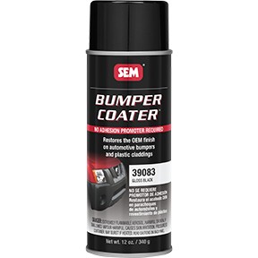BUMPER COATER - Gloss Black 39083 SEM 12 oz 6467863090838 Spray Paint