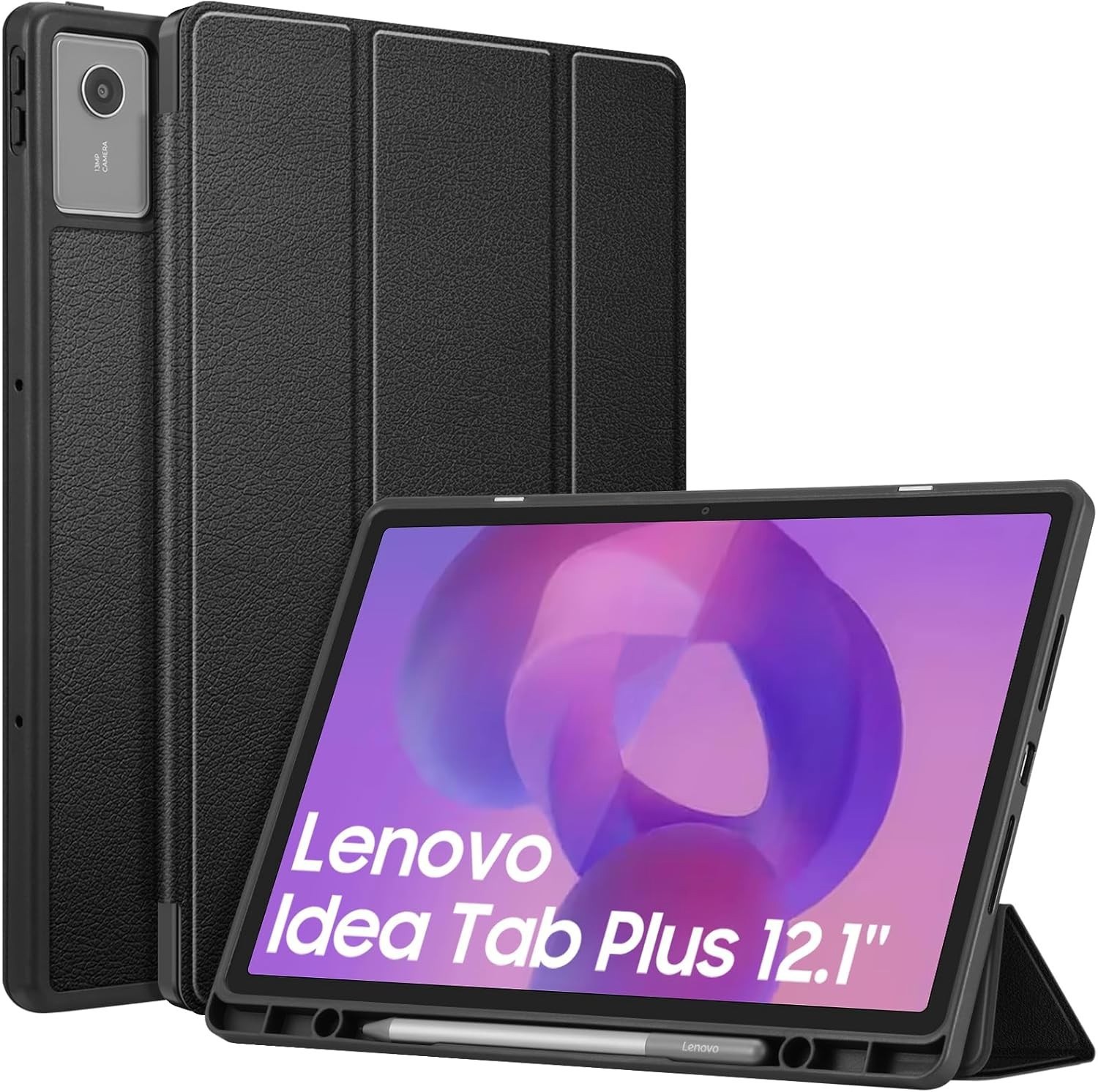 Case for 2025 Lenovo Idea Tab Plus 12.1 Inch/Tab K12 (TB361FU) Ultra Thin Cover