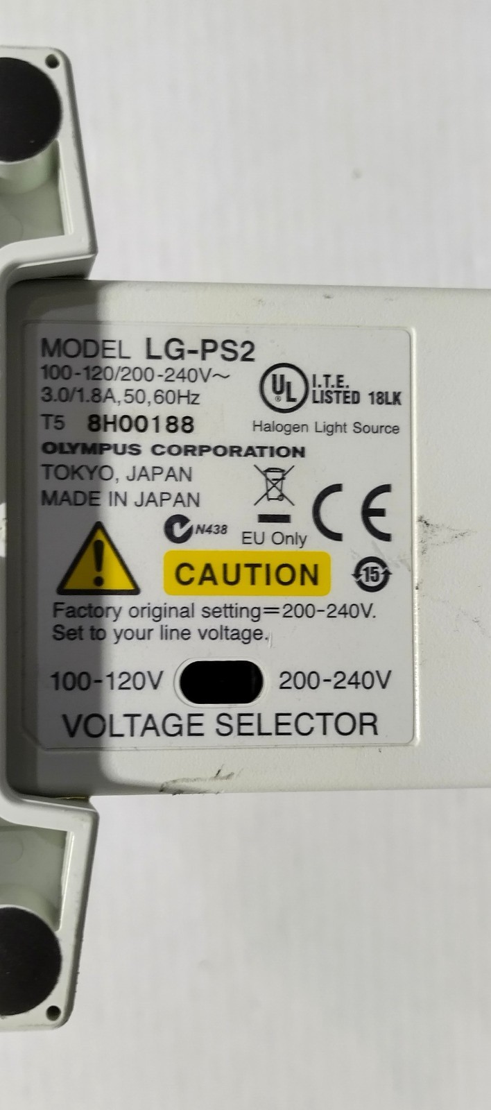 Olympus LG-PS2 Specialized Fiber Optic Cold Halogen Microscopic Light Source