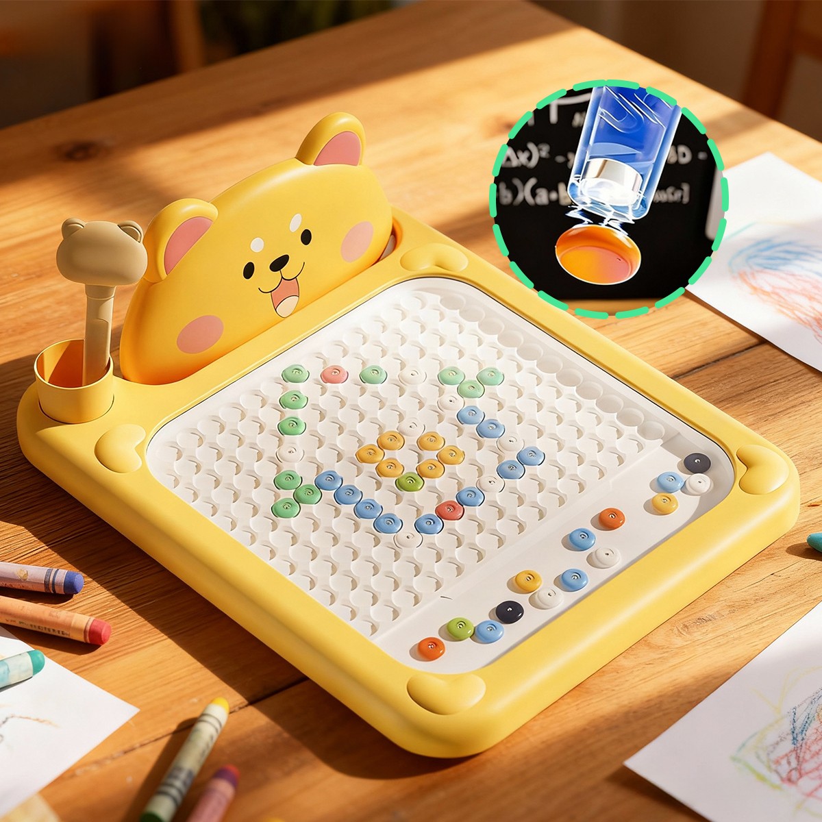 Magnetic Drawing Board Cartoon Lovely Dot Doodle Board For Kid For Nursery....