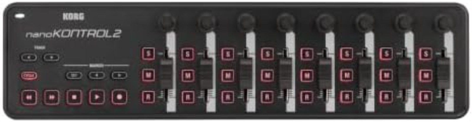 nanoKONTROL2 USB Control Surface, Black