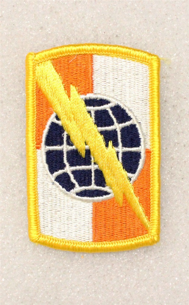 Army patch 5210 - 359th Signal Bridge w/merrowed edge
