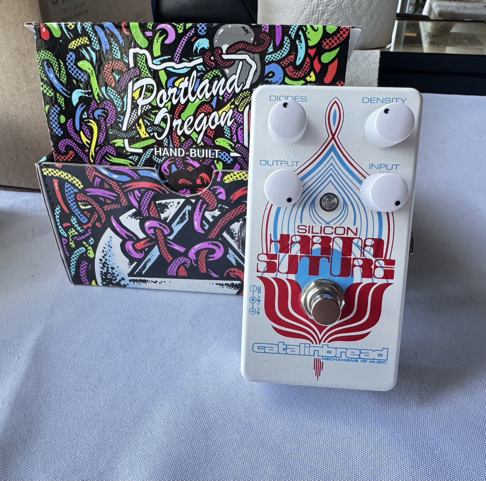 Catalinbread Karma Suture Silicon Harmonic Fuzz Distortion Pedal W/Box, Dust Bag