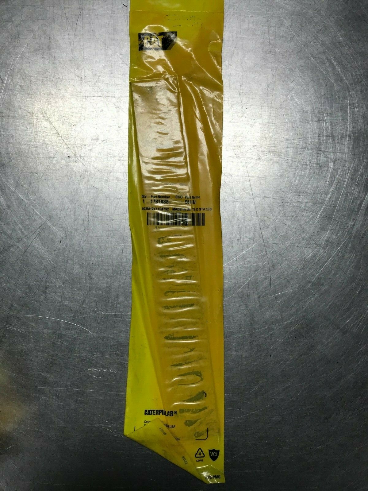 1781688  GENUINE CAT  SHIM  1.8-MM THK   Caterpillar  178-1688