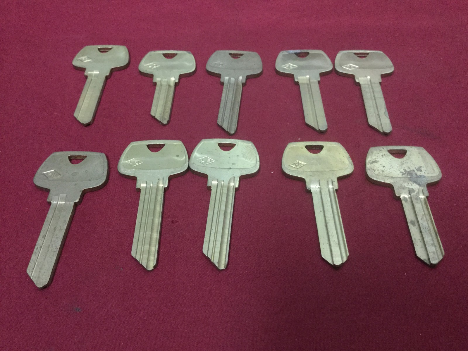 Sargent LB, LD, R, RD & RE 5 Pin & 6 Pin Key Blanks, Set of 10 - Locksmith