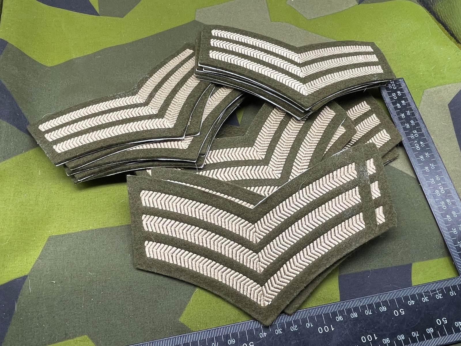 Original Single British Army Sergeants Stripe - Unissued Condition