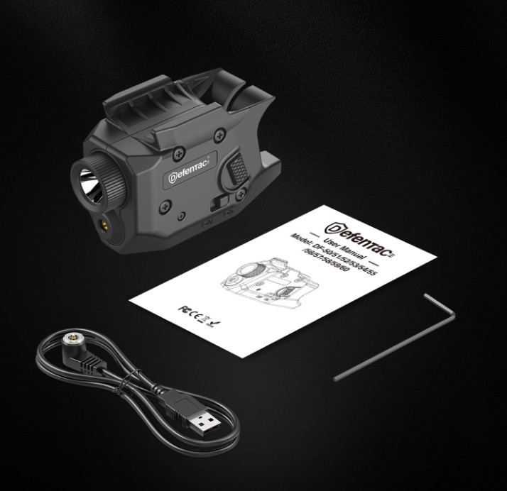 600 Lumens Pistol Light Laser Combo For Hellcat 3 Inch Micro-Compact Only