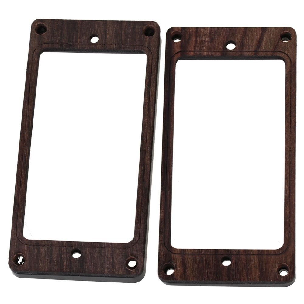 3.62" Rosewood Pickup Mounting Rings Set for Electric Guitar Humbuckers Pack ...