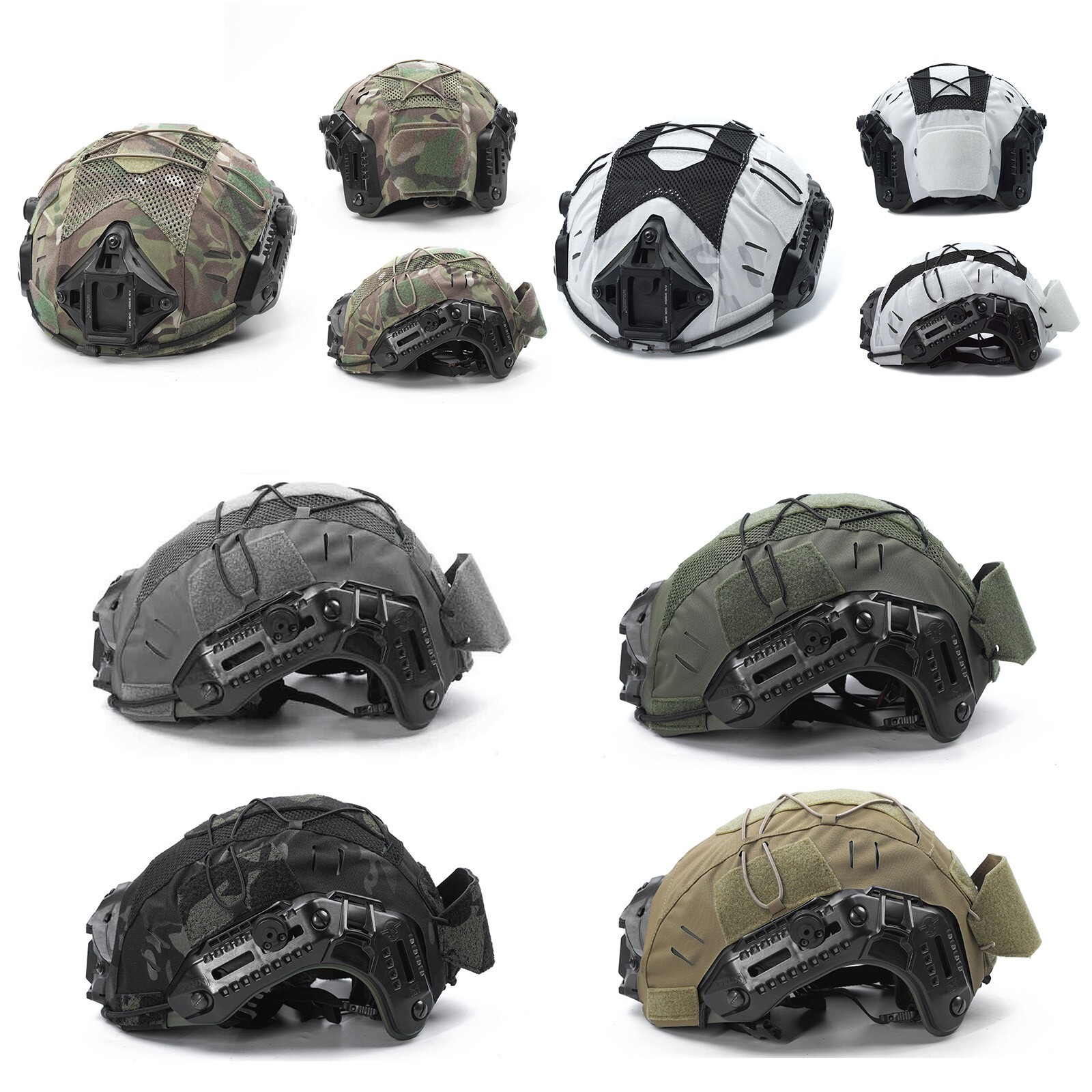 Tactical Hunting MTEK 2.0 Helmet Protector Cover Skin for TMC FMA Helmet