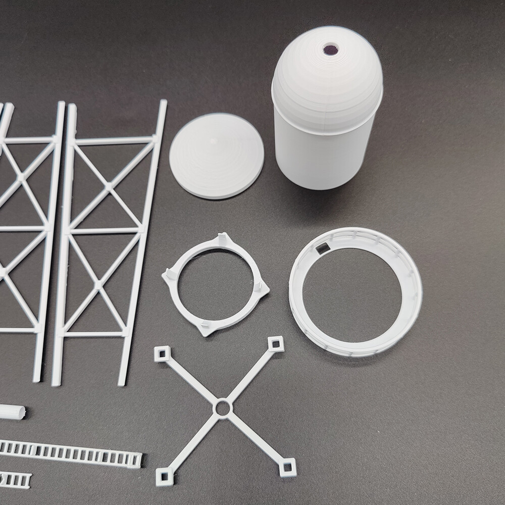 HO H0 Scale Water Tower 3D printed H*O