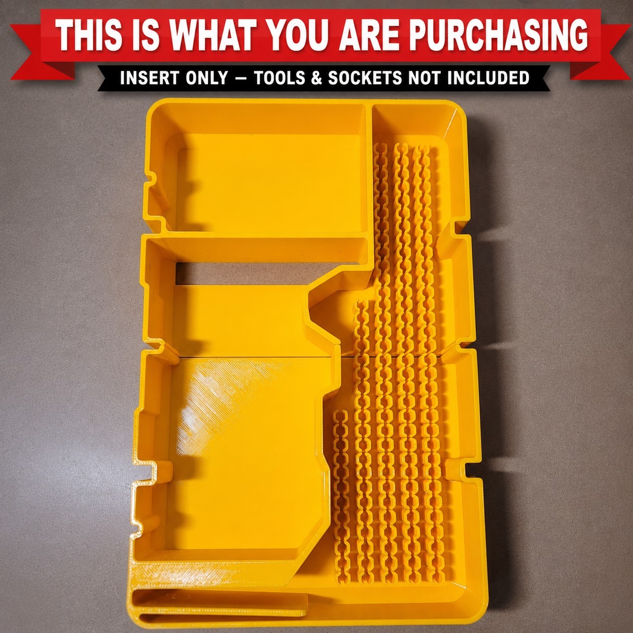 DeWalt DCW600B 20V Router Deep Compact Organizer (Insert Only)