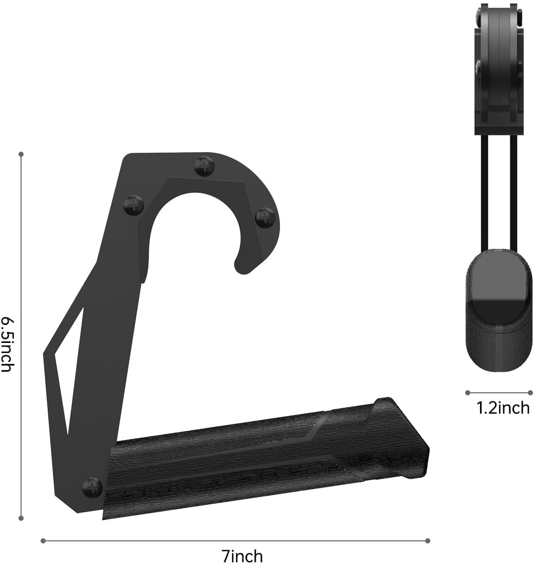 Neutral Grip Handle Attachment for Pull-up Bars, Barbells and Black