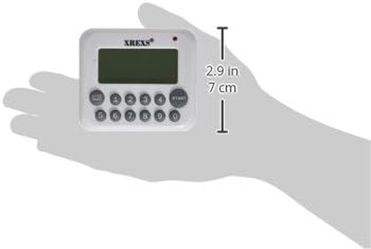 XREXS Digital Kitchen Timer Magnetic Countdown up Cooking Timer Clock with Magne