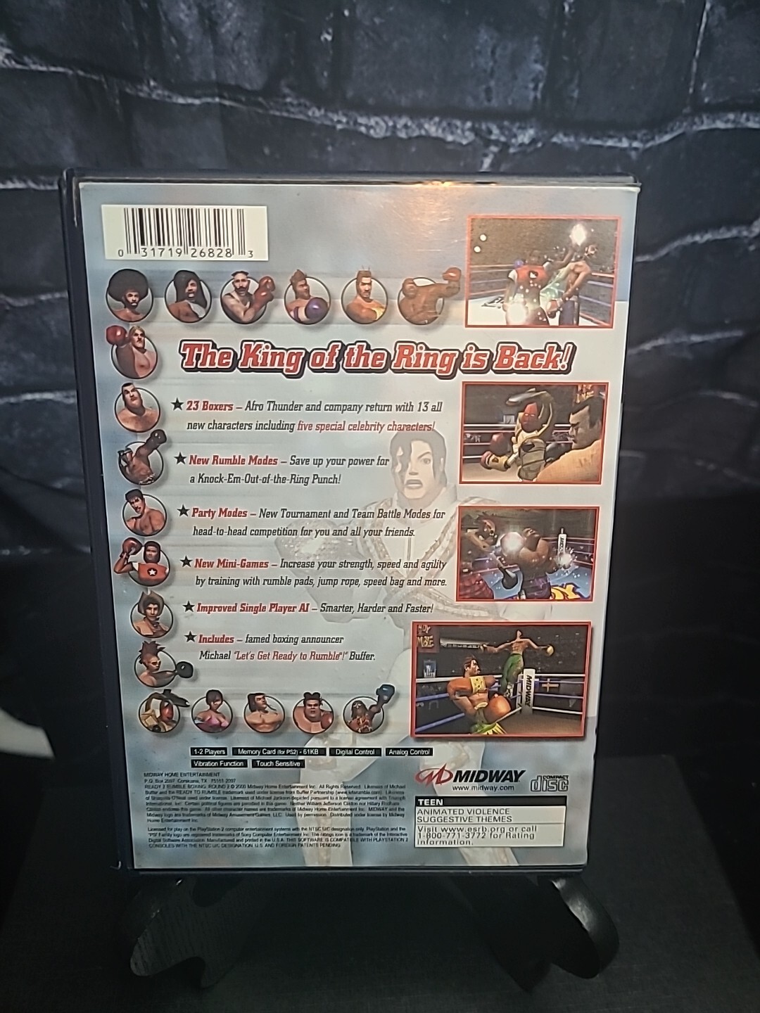 Ready 2 Rumble Round 2 Ps2 Case