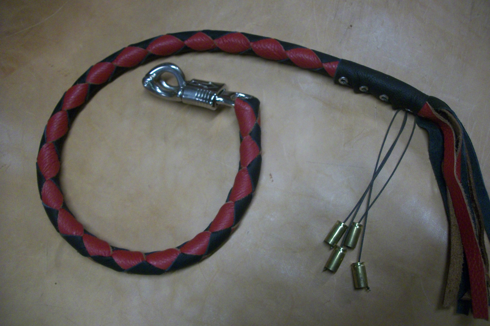 biker whip getback motorcycle Black & RED GUNSLINGER VALUE PACK BY Stitch!!!!!!