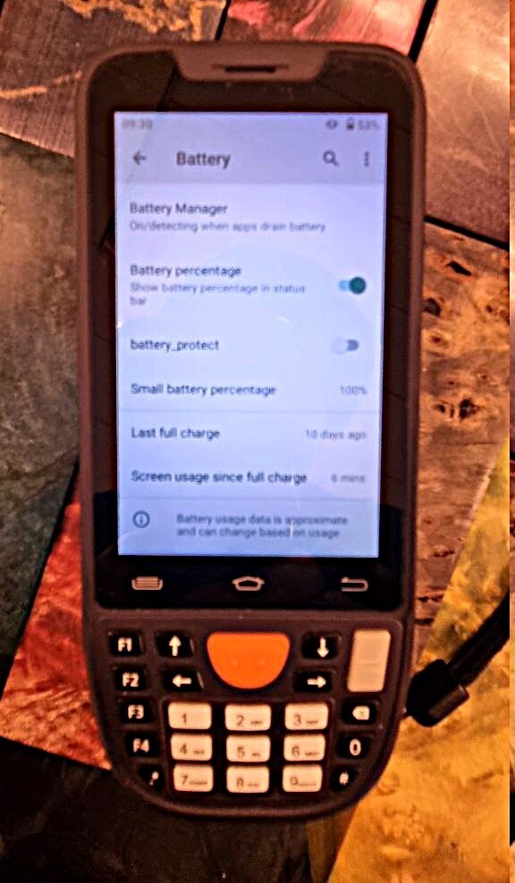 Supoin X8AT Android QR-CODE Barcode Scanner with good battery condition