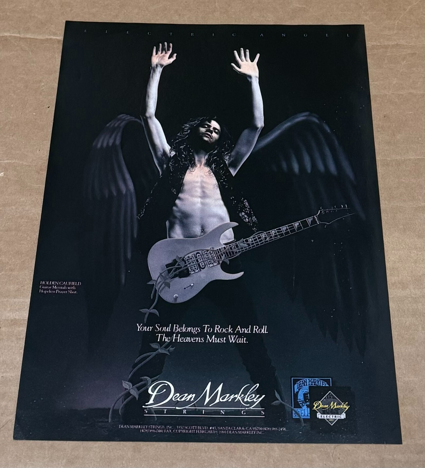 Dean Markley Strings - Holden Caufield - 1994 Print Advertisement