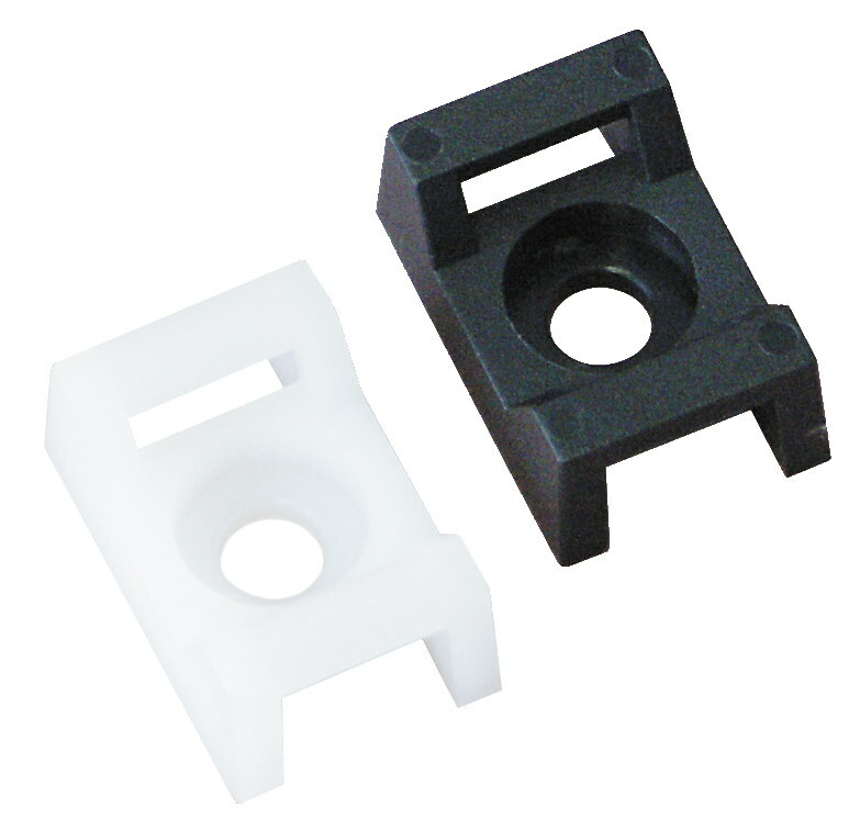 Cable Tie Mount Holder Saddle Strong Heavy Duty Zip Tie Cradle