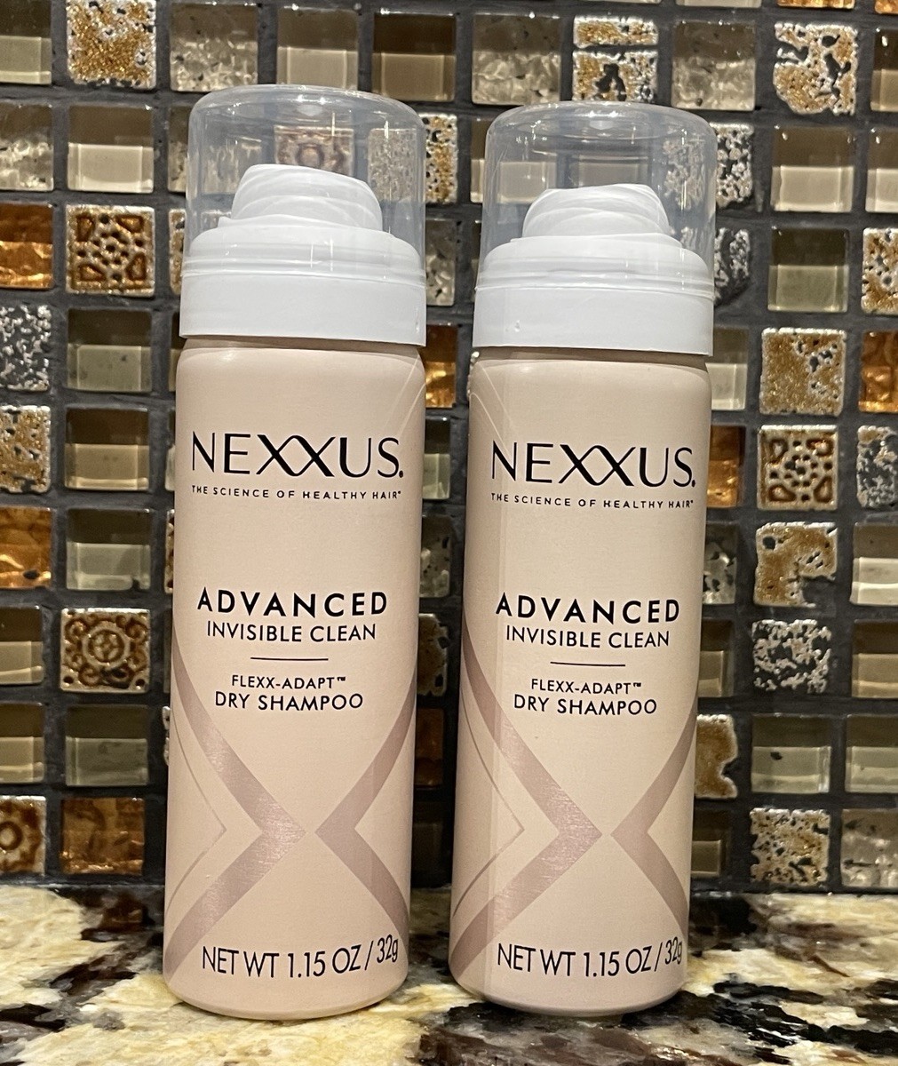 Lot of 2 Nexxus Dry Shampoo Advanced Invisible Clean | 1.15 oz Each