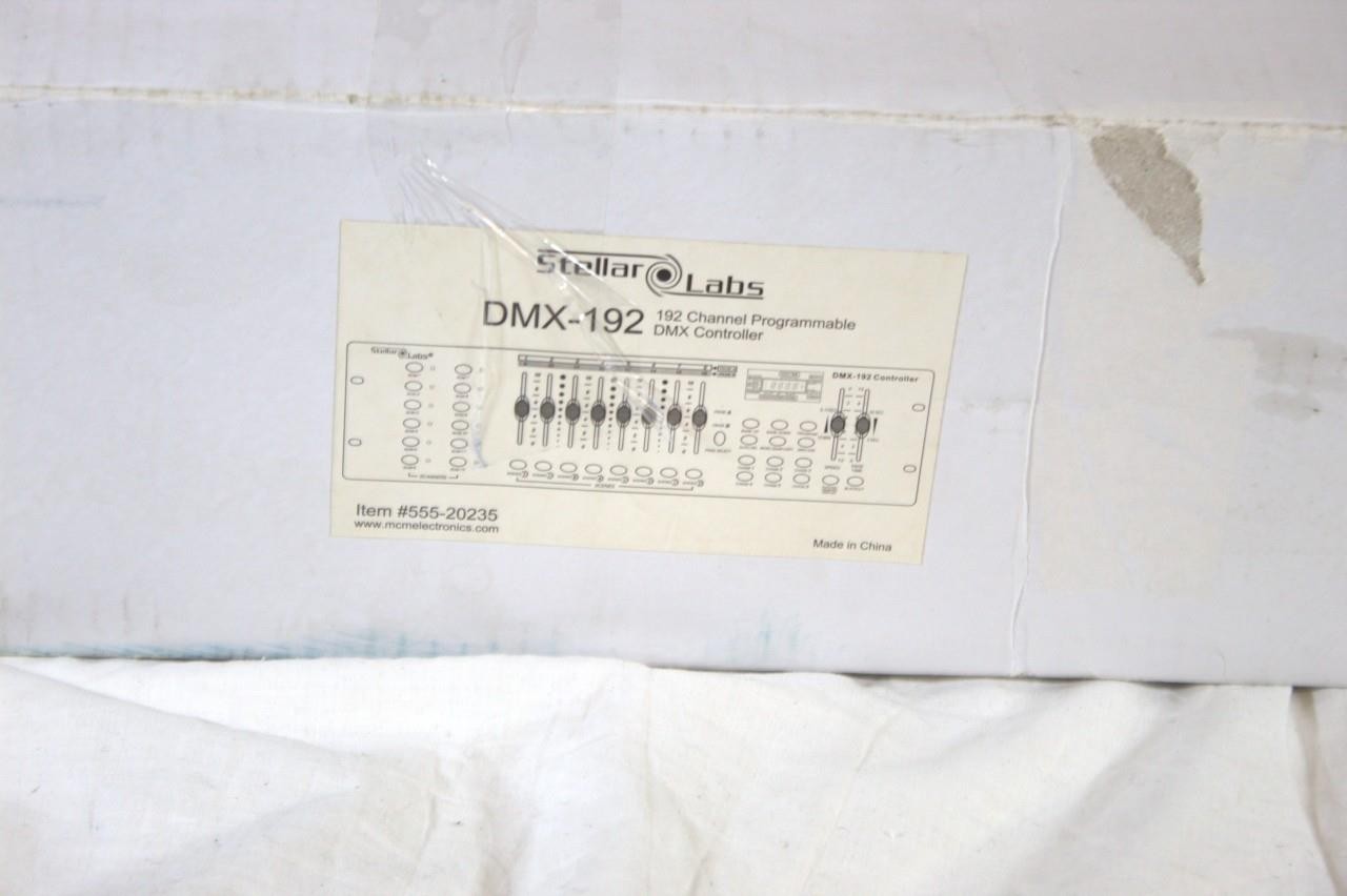 Stellar Labs DMX-192 192 Channel Programmable DMX lighting controller