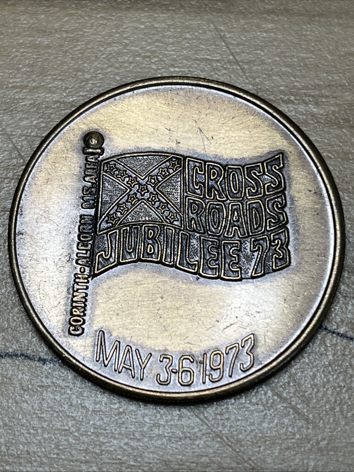 1973 Crossroads Jubilee Token *E588