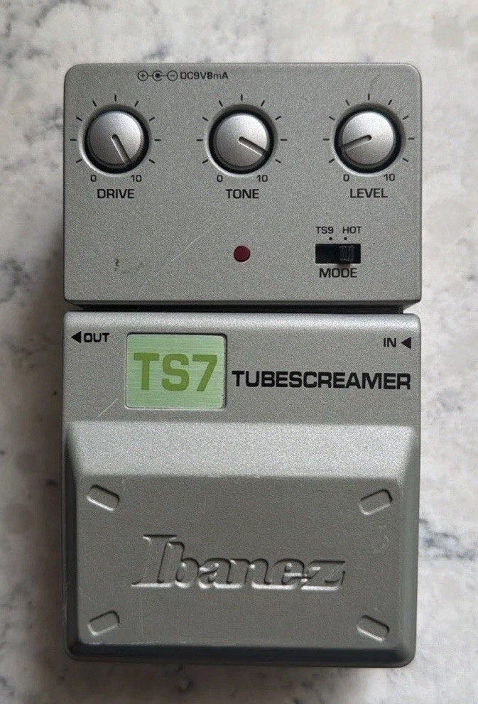Ibanez TS7 Tonelok Tube Screamer Overdrive Guitar Effects Pedal