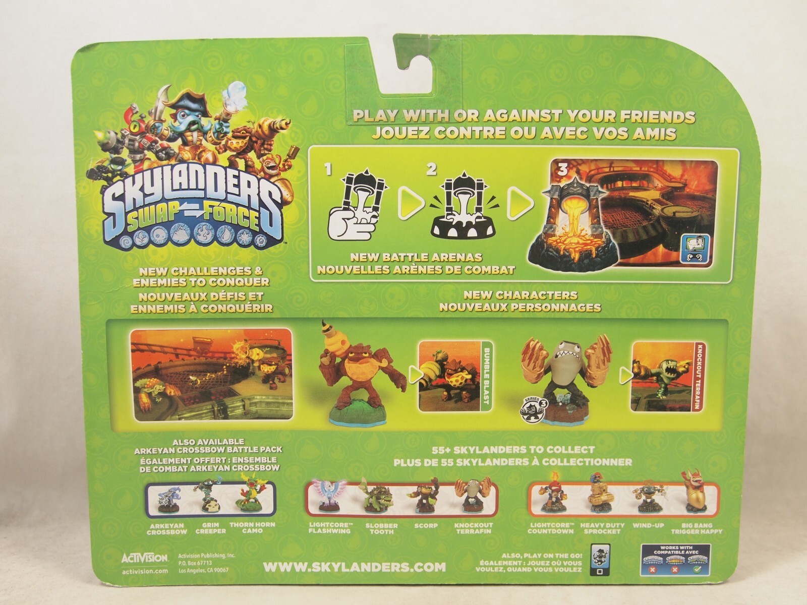 Skylanders Swap Force Battle Pack: Bumble Blast, Fiery Forge, Knockout Terrafin