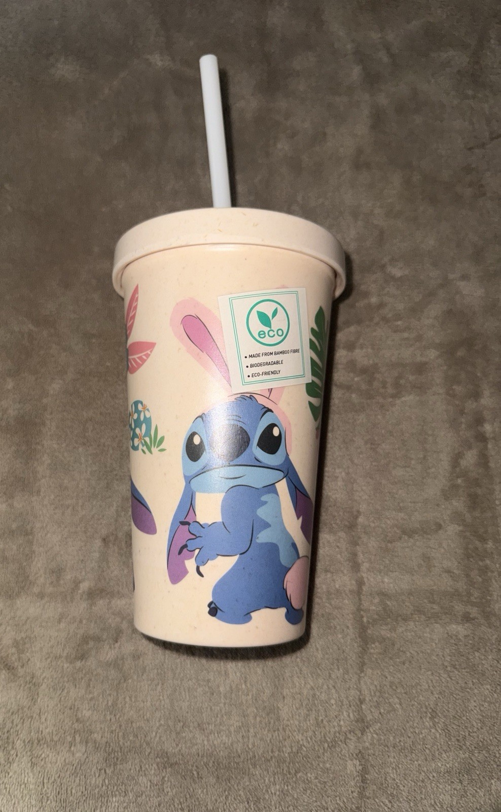 Disney Stitch Easter ECO Bamboo Cup-BNWT