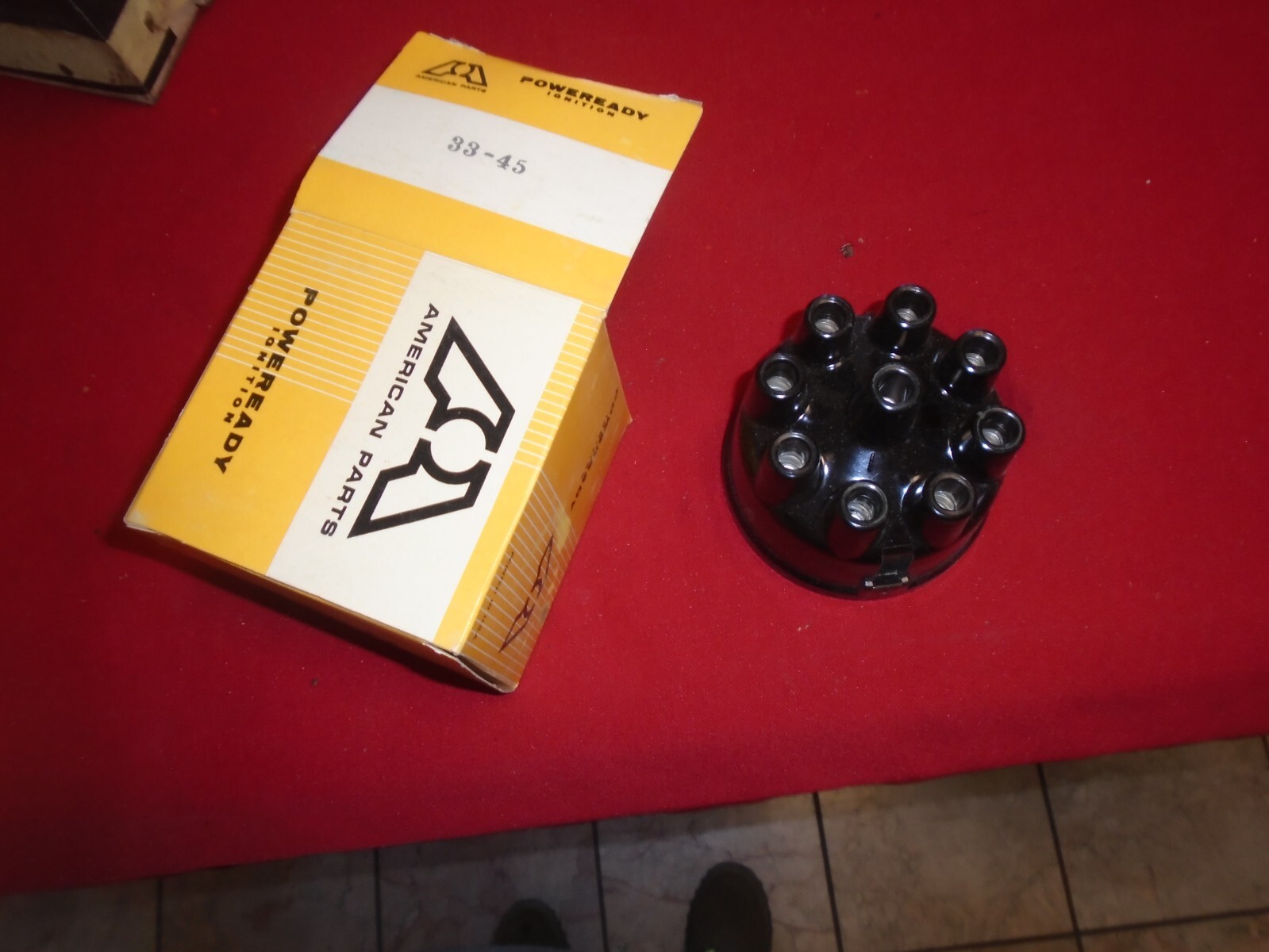 Mercury 8-CYLINDER DISTRIBUTOR CAP; BIG-A# 33-45   CAP