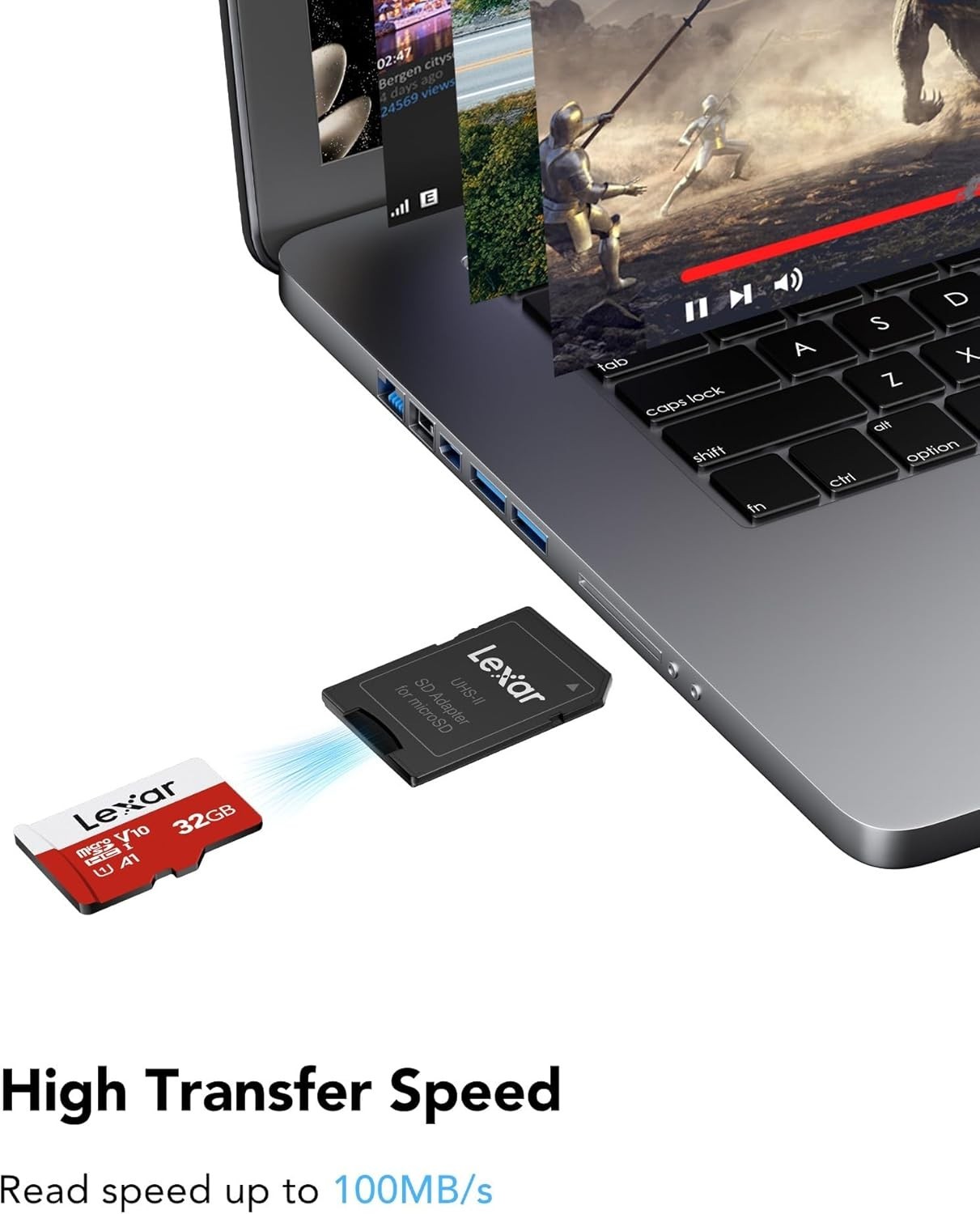 32GB Micro SD Card 2 Pack, microSDHC UHS-I Flash Memory Card with Adapter - U...