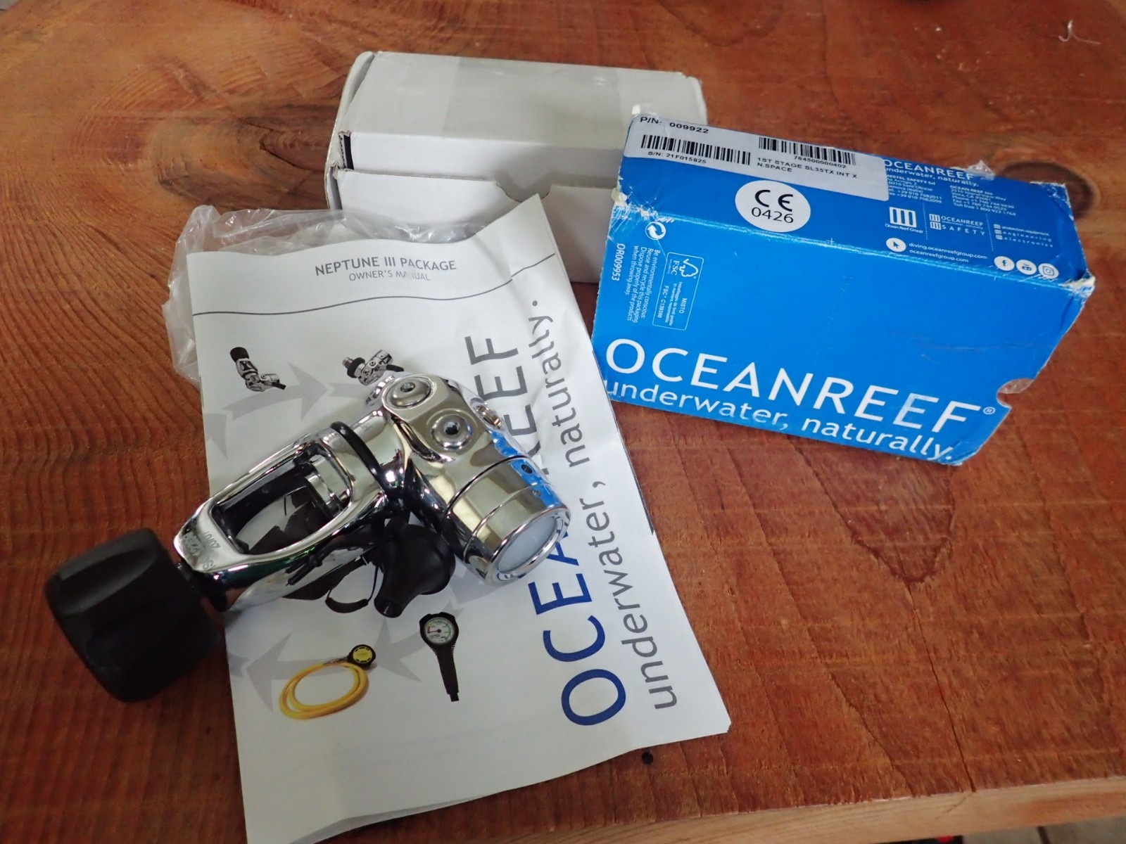 Ocean Reef 1st Stage SL 35 TX Int;  used twice