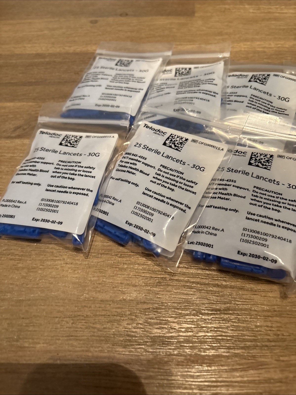 Lot 8 Sterile Lancets 30G