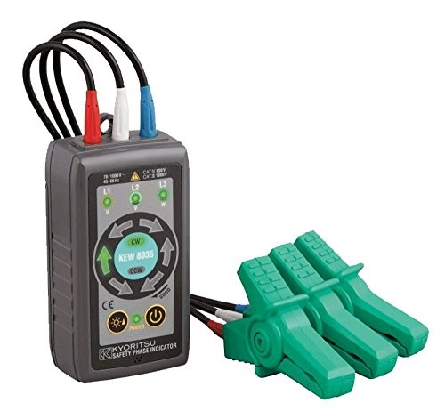 KYORITSU 8035 Non-Contact Phase Rotation Tester Voltage Detector Made in Japan
